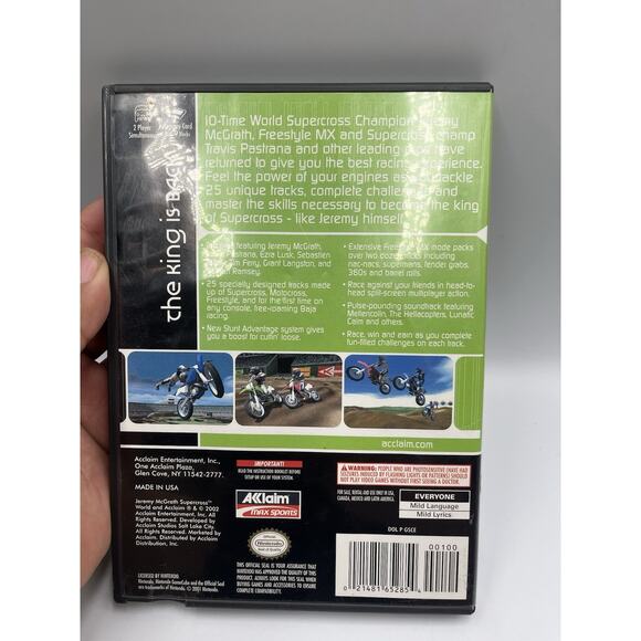Jeremy McGrath Supercross World - Nintendo GameCube - Tested - Picture 2 of 8
